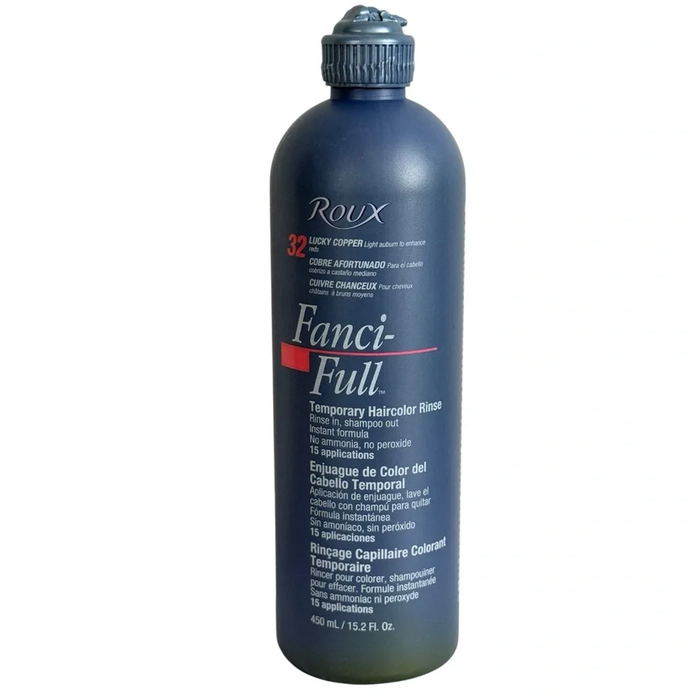 Roux Fanci-Full Temporary Haircolor Rinse #32 Lucky Copper 15.2 fl oz New
